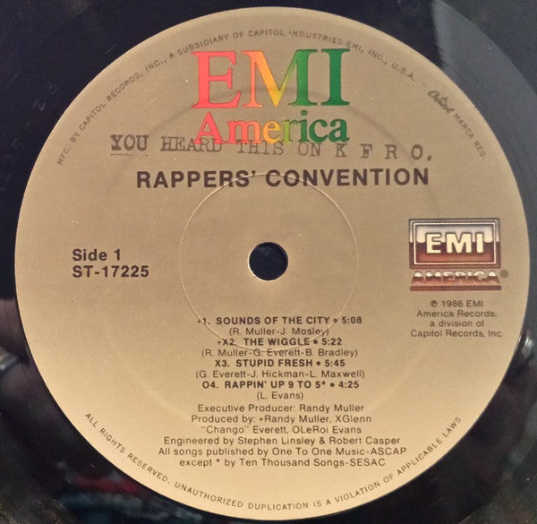 Rappers' Convention : Rappers' Convention (LP, Album)