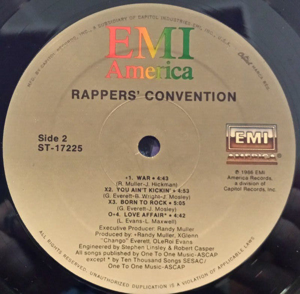 Rappers' Convention : Rappers' Convention (LP, Album)