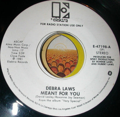 Debra Laws : Meant For You (7", Promo)