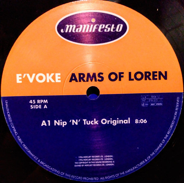 E'voke : Arms Of Loren (12")