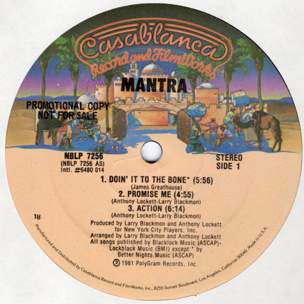 Mantra (4) : Mantra (LP, Album, Promo, 18)