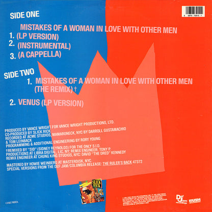 Slick Rick : Mistakes Of A Woman In Love With Other Men (12")