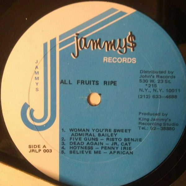 Various : All Fruits Ripe Trust Me (LP, Comp)