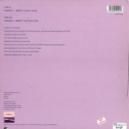 Erasure : Freedom (Mark Picchiotti Mixes) (12", Single, Ltd)