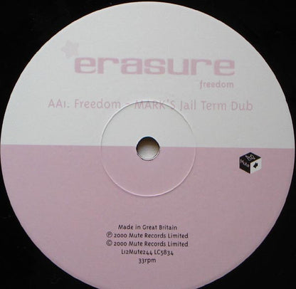 Erasure : Freedom (Mark Picchiotti Mixes) (12", Single, Ltd)
