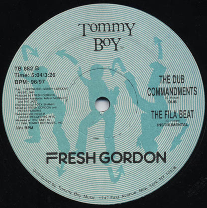 Fresh Gordon : The Fresh Commandments / My Fila (12")