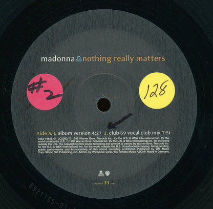 Madonna : Nothing Really Matters (12")
