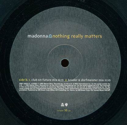 Madonna : Nothing Really Matters (12")