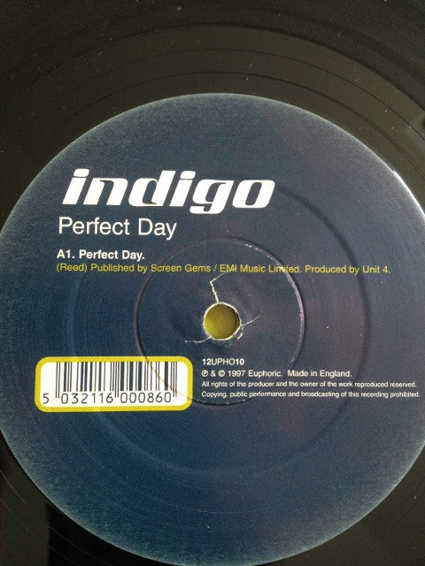 Indigo (12) : Perfect Day (12")