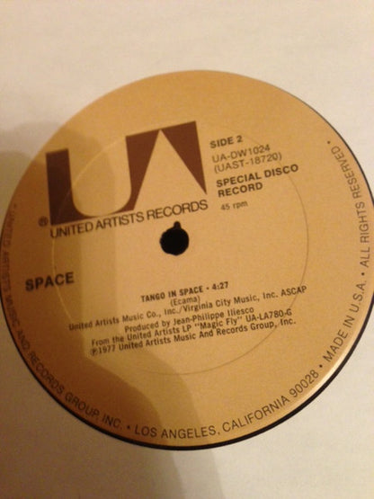 Space : Carry On, Turn Me On / Tango In Space (12")