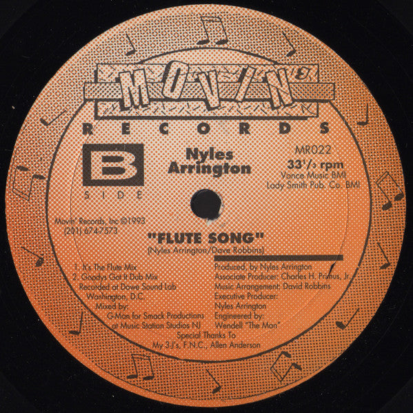 Nyles Arrington : Flute Song (12")