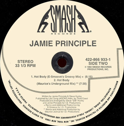 Jamie Principle : Hot Body (12")