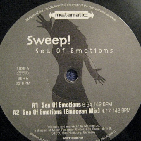Sweep! : Sea Of Emotions (12")