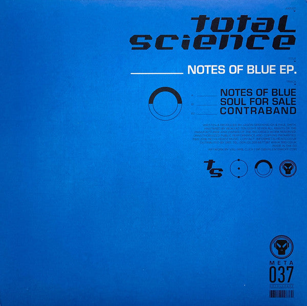 Total Science : Notes Of Blue EP (12", EP)