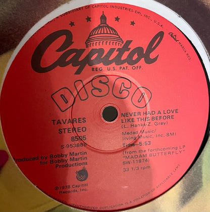 Tavares : Never Had A Love Like This Before (12")