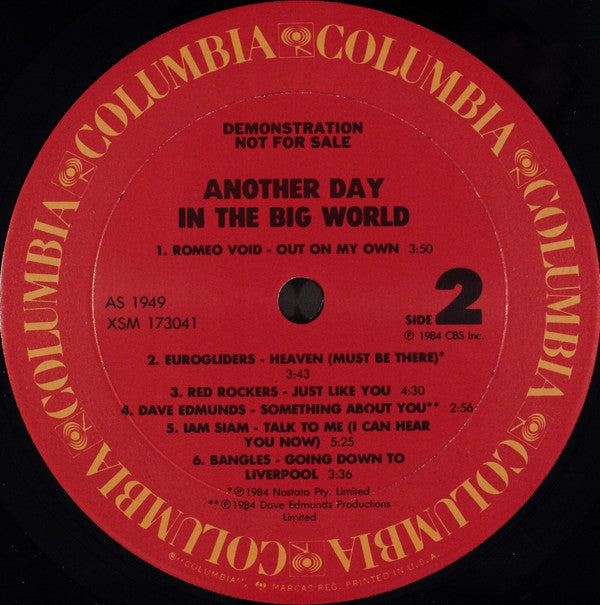 Various : Another Day In The Big World! (LP, Comp, Promo)