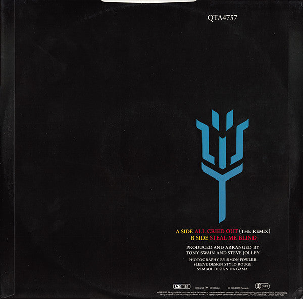 Alison Moyet : All Cried Out (The Remix) (12", Single)