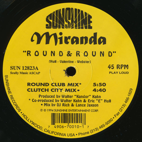 Miranda (3) : Round & Round (12")