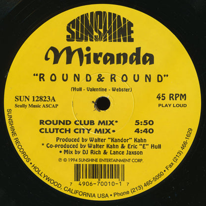 Miranda (3) : Round & Round (12")