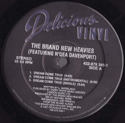 The Brand New Heavies Featuring N'Dea Davenport : Dream Come True (12")