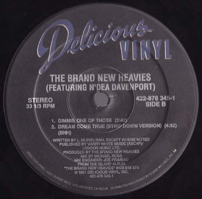 The Brand New Heavies Featuring N'Dea Davenport : Dream Come True (12")