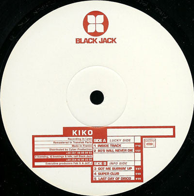 Kiko : Flash In The Night EP (12", EP)