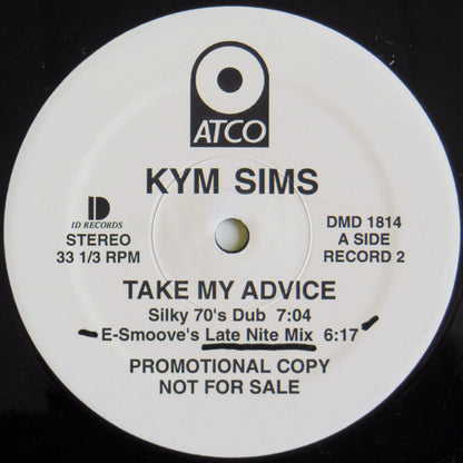 Kym Sims : Take My Advice (2x12", Promo)