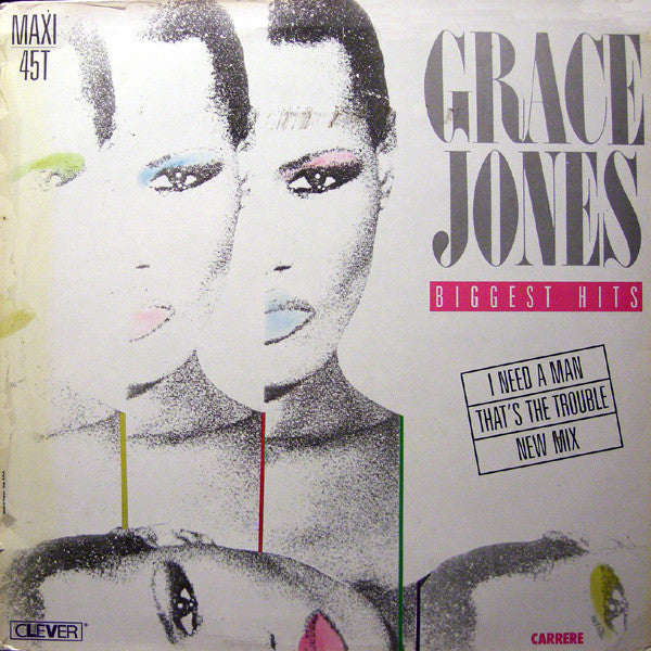 Grace Jones : Biggest Hits (12", Maxi, Comp)