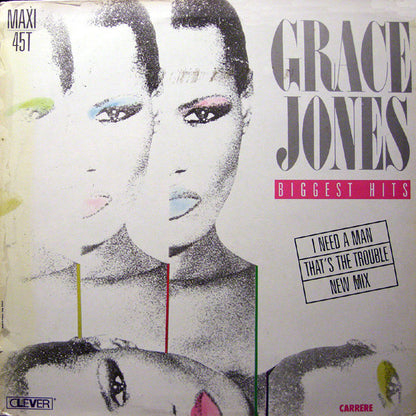 Grace Jones : Biggest Hits (12", Maxi, Comp)