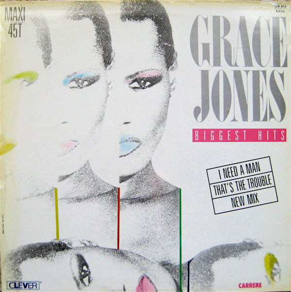Grace Jones : Biggest Hits (12", Maxi, Comp)