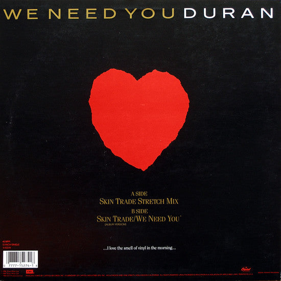 Duran Duran : Skin Trade (12", Single)