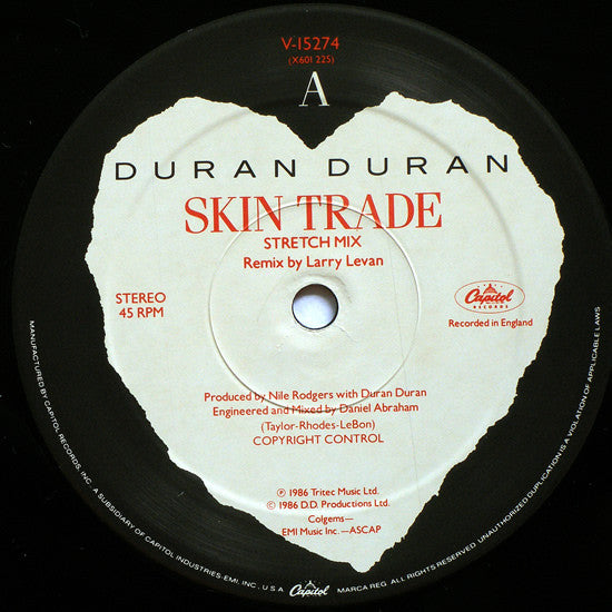 Duran Duran : Skin Trade (12", Single)