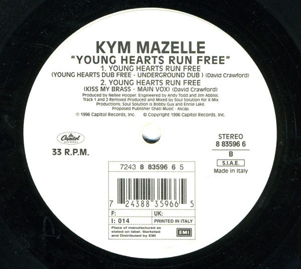 Kym Mazelle : Young Hearts Run Free (12")