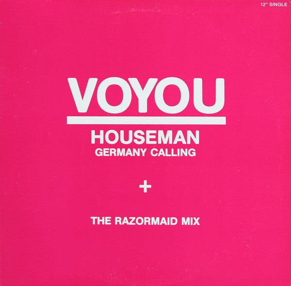 Voyou : Houseman / Germany Calling (12", Single)