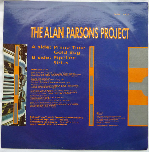 The Alan Parsons Project : Prime Time (12", Maxi)