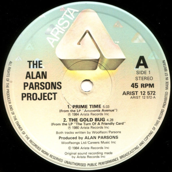 The Alan Parsons Project : Prime Time (12", Maxi)
