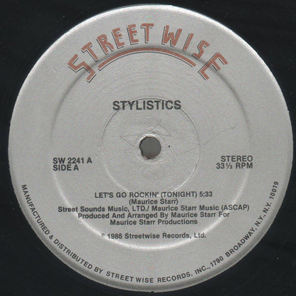 The Stylistics : Let's Go Rockin' (Tonight) (12")