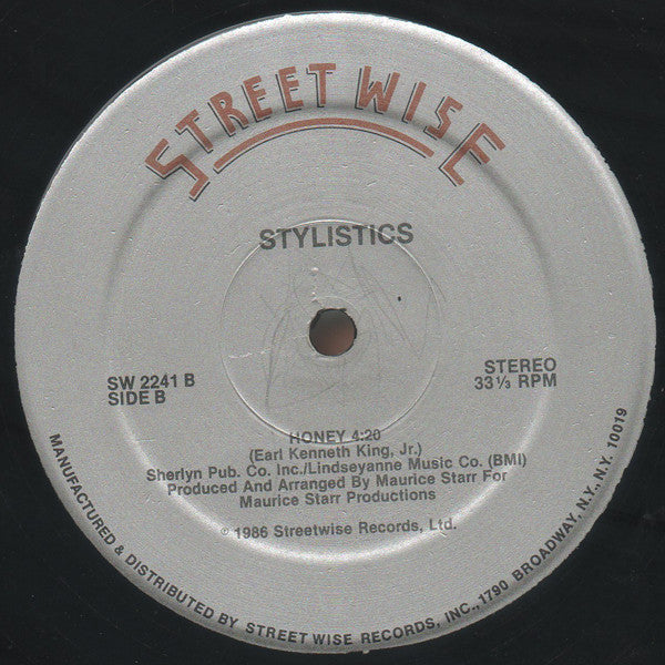 The Stylistics : Let's Go Rockin' (Tonight) (12")