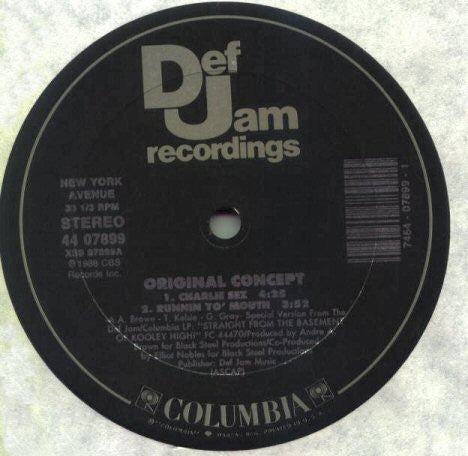 Original Concept : Charlie Sez / Runnin Yo' Mouth (12")