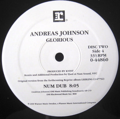 Andreas Johnson : Glorious (2x12")