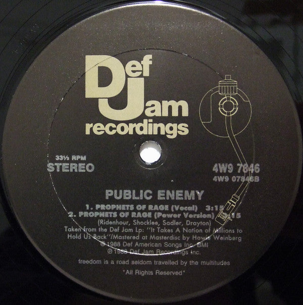 Public Enemy : Don't Believe The Hype (12", M/Print)