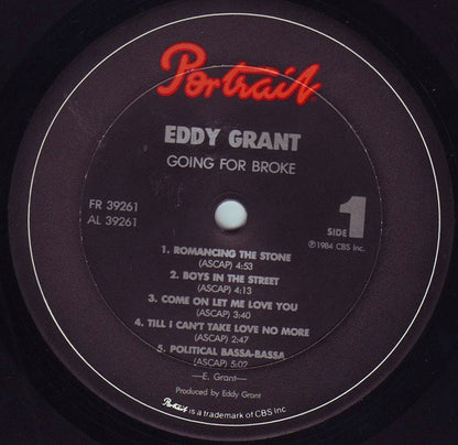 Eddy Grant : Going For Broke (LP, Album, Pit)