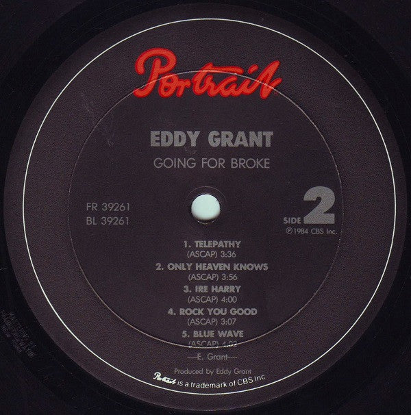 Eddy Grant : Going For Broke (LP, Album, Pit)