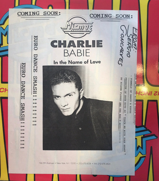 Charlie Babie : In The Name Of Love (12", Promo)