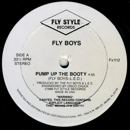 The Fly Boys : Pump Up The Booty (12")