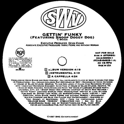 SWV : Gettin' Funky / Love Like This (12", Single, Promo)