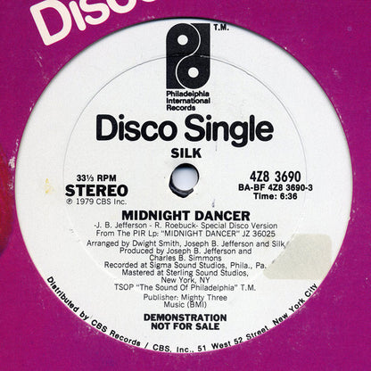 Silk (6) : Midnight Dancer (12", Promo)