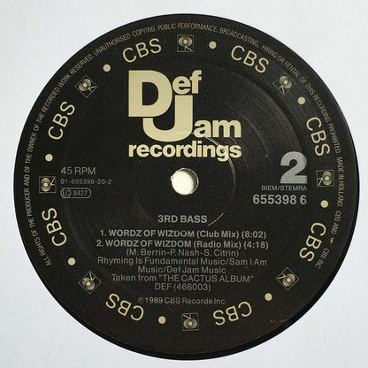 3rd Bass : The Gas Face (12", Maxi)