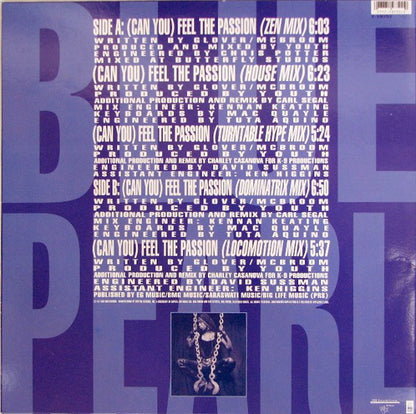 Blue Pearl : (Can You) Feel The Passion (12")