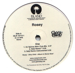 Rosey : One (12", Promo)